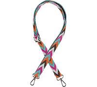 styleBREAKER Correa de hombro con diseño en zigzag,Naranja-Gasolina-Rosa