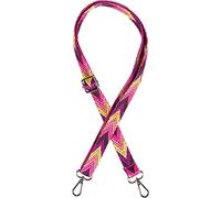 styleBREAKER Correa de hombro con diseño en zigzag,Púrpura-Rosa-Amarillo