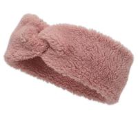 styleBREAKER Diadema de forro polar de peluche para mujer con nudo torcido | Banda de pelo elástica suave de invierno | Banda cálida para la cabeza y orejeras 56-59 cm, color:Rosa palo