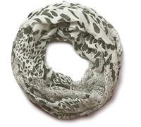 styleBREAKER fular de tubo con estampado de leopardo 01017009, color:Gris