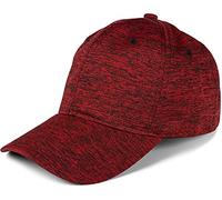 styleBREAKER Gorra de béisbol Unisex con Superficie moteada, Gorra de béisbol de 6 Paneles, Ajustable 04023083, Color:Burdeos-Tinto Embotellado