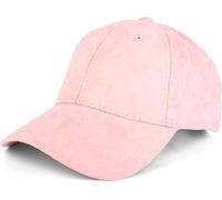 styleBREAKER Gorra de béisbol Unisex de 6 Paneles con Aspecto de Ante, Ajustable en Estilo de Ante para Mujer y Hombre, con Visera Suave para Ocio y Deporte, Rosa