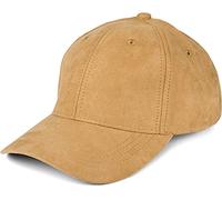 styleBREAKER Gorra de béisbol Unisex de 6 Paneles con Aspecto de Ante, Ajustable en Estilo de Ante para Mujer y Hombre, con Visera Suave para Ocio y Deporte, Camel