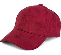 styleBREAKER Gorra de béisbol Unisex de 6 Paneles con Aspecto de Ante, Ajustable en Estilo de Ante para Mujer y Hombre, con Visera Suave para Ocio y Deporte, Burdeos-Rojo