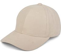 styleBREAKER Gorra de béisbol Unisex de 6 Paneles con Aspecto de Ante, Ajustable en Estilo de Ante para Mujer y Hombre, con Visera Suave para Ocio y Deporte, Crema