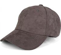 styleBREAKER Gorra de béisbol Unisex de 6 Paneles con Aspecto de Ante, Ajustable en Estilo de Ante para Mujer y Hombre, con Visera Suave para Ocio y Deporte, Gris
