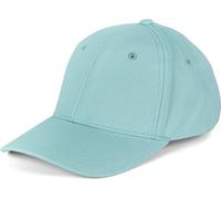 styleBREAKER Gorra de béisbol Unisex de 6 Paneles, de algodón Cepillado, Cierre Ajustable con Cierre autoadherente, diseño monocromático para Hombres y Mujeres, Azul Paloma