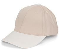 styleBREAKER Gorra de béisbol Unisex de Dos Colores Pastel, Gorra de 6 Paneles Multicolor, Gorra Base Ajustable con Hebilla 04023095, Color:Taupe-Crema