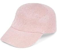 styleBREAKER Gorra de Verano para Mujer con Bordado de Lentejuelas, diseño Transpirable y Hebilla metálica Ajustable, protección Solar Sencilla para Playa y Ocio, Rosé
