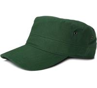 styleBREAKER Gorra Militar Unisex de Lona con Visera Curva, Ajustable para Hombres y Mujeres, Estilo táctico, Ideal para Uso Casual y Outdoor, Verde Oscuro