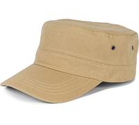 styleBREAKER Gorra Militar Unisex de Lona con Visera Curva, Ajustable para Hombres y Mujeres, Estilo táctico, Ideal para Uso Casual y Outdoor, Caqui