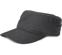 styleBREAKER Gorra Militar Unisex de Lona con Visera Curva, Ajustable para Hombres y Mujeres, Estilo táctico, Ideal para Uso Casual y Outdoor, Antracita
