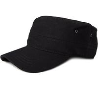 styleBREAKER Gorra Militar Unisex de Lona con Visera Curva, Ajustable para Hombres y Mujeres, Estilo táctico, Ideal para Uso Casual y Outdoor, Negro