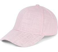 styleBREAKER Gorra Unisex de Lino | Gorra de Béisbol de 6 Paneles Ajustable con Visera Curva | Gorro de Verano Transpirable con Hebilla Metálica | Ligera, Cómoda y con Estilo, Rosé
