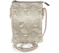 styleBREAKER Mini Bag Borsa a tracolla da Donna in Finta Pelle di serpente, Borsa a Spalla, a Mano, Borsa 02012305, Colore:Beige
