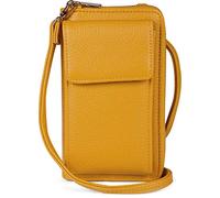 styleBREAKER Mini Bolso Bandolera Mujer | Bolso bandolera 19x11x5,5 cm, 8 ranuras, 3 compartimentos, monedero, correa 71-128 cm, para móvil 6,5
