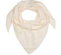 styleBREAKER pañuelo triangular de muselina para mujer hecho de algodón | pañuelo de cuello liso, suave y ligero | pañuelo con estilo para todo el año - Hecho en Italia, 196 x 84 cm, Crema