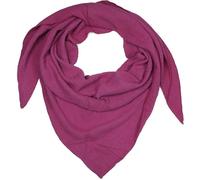 styleBREAKER pañuelo triangular de muselina para mujer hecho de algodón | pañuelo de cuello liso, suave y ligero | pañuelo con estilo para todo el año - Hecho en Italia, 196 x 84 cm, Violeta