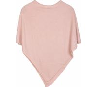 styleBREAKER suave poncho de punto fino monocolor, cuello redondo, señora 08010