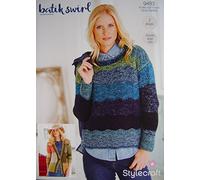 Stylecraft patrón para tejer 9483 - Cubierta Jersey, chaqueta y diseños en DK tallas 32/34 -48/50 "