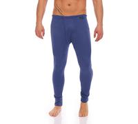 stylenmore Calzoncillos térmicos Largos para Hombre, con Cintura cómoda, Forro Polar, protección contra el frío, Deportes de Invierno, Senderismo, Ropa de Trabajo cepillada, M-4XL, Antracita, Azul