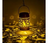 Styleonme Decor Mobile - Luces solares para perros al aire libre, regalos para mujeres, amantes de los perros, luces colgantes para perros, decoración de jardín