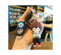 (StyleR) Lindo llavero de Goku Dragon Ball de silicona suave para bolso de teléfono, divertido recuerdo de fiesta