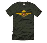 Styletex23 33379 Distintivo de qualificação paraquedista Portugal - Camiseta verde oliva XL