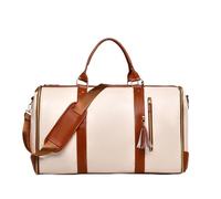 Styleushaven Foldable Travel Bag 2.0, Styleushaven Travel Bag with Wheels, Large Capacity, Easy to Use (Beige,Basic)