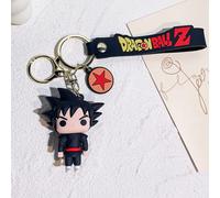 (StyleW) Lindo llavero de Goku Dragon Ball de silicona suave para bolso de teléfono, divertido recuerdo de fiesta