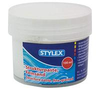 Stylex 28601 - Pasta estructural fina, lata de 100 ml, seca de color blanco mate y opaco, se puede teñir o pintar, para efectos de relieve