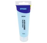 Stylex 28764 - Pintura acrílica a base de agua, tubo de 83 ml en azul pastel, mate, alta opacidad y poder de color, resistente a la luz, secado rápido y resistente al agua