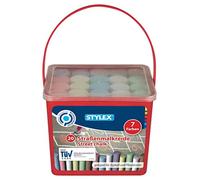 Stylex 48104 Calle tiza, 20 barras en cubo cuadrados, 7 colores , color/modelo surtido