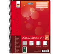 Stylex espiral Staufen - Libreta escolar A4, 80 hojas cuadriculadas)