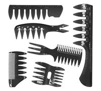 Styling Comb Set - 6pcs Peluquería Profesional Peine de Fibra de Carbono Salon Hair Styling Peluquería Peluquería Combs Conjunto Peine de Peluquería Para Hombre,estilo Retro, Cepillo de Pelo