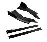 Styling Falda Lateral 8 Extensiones De Faldón Lateral Para Coche, 2 M + 480 Mm, Divisor Trasero De Fibra De Carbono, Parachoques Para Lexus Is200 Is350 Is250 Is400 Faldones laterales Protector(Shiny b