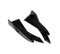 Styling Falda Lateral Accesorios De Modificación De Labio De Parachoques Trasero De Coche, Alerón De Faldón Lateral De Fibra De Carbono para Civic Faldones Laterales Protector(Bright Black)