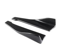 Styling Falda Lateral Divisor Parachoques Trasero Universal 48 Cm Para Dodge Para Charger Para Challenger Alerón Faldón Lateral Kit Extensión Carrocería Accesorios Coche Faldones laterales Protector(C