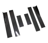 Styling Falda Lateral Kit De Extensión De Faldón Lateral De 78,7"/86,6" Universal para KIA para Stinger 2018-2023, Cubierta De Alerón, Accesorios para Coche Faldones Laterales Protector(78.7IN Carbon