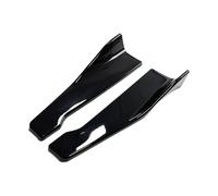 Styling Falda Lateral Par Faldones Laterales 48 Cm Para Parachoques Trasero Coche, Difusor Alerón Y Protector Contra Arañazos, Aletas Para VW Para Golf Mk5 Mk6 Y Mk7 Faldones laterales Protector(Gloss