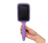 Styling Gear SG104 - Cepillo de paleta para mujer, ideal para pelo rizado, para desenredar y peinar, 1 unidad (lavanda)
