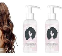 Styling Gel Lightweight Curl Defining Cream,Defining Cream Hair Care Elastin, Curl Moisturizer,Moisturizing Curl Conditioner For All Hair Types (2pcs)