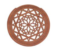 Stylish Design Guitar Soundhole Cover, Decorative Soundhole Cover, Feedback Guitar Soundhole Cover, Lightweight Guitar Parts for Guitars, Musical Play, Romantic Dates, Wood Color