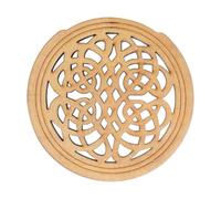 Stylish Design Guitar Soundhole Cover, Decorative Soundhole Cover, Feedback Guitar Soundhole Cover, Lightweight Guitar Parts for Guitars, Musical Play, Romantic Dates, Wood Color