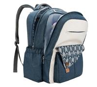 Stylish Diaper Backpack, Diaper Bag Backpack, Large Capacity Stroller Diaper Bag, Multi-Function Diaper Backpack with Charging Port, 43x30x19cm Large Capacity Diaper Backpack for Baby's Needs, Azul