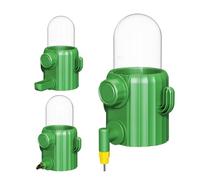 Stylish Dispenser Cage, Cactus Automatic Water Dispenser, Parakeet Drinker, Cage Accessories, Waterer Feeding Supplies for Cockatiel Lovebirds Canary, 5.91x4.72x3.15 Inches