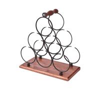 Stylish Elegant Design Freestanding Wine Storage, Space Saving And Ready-Assembled Wine Rack for Your Home Bar, Antique Gold