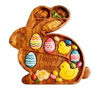 Stylish Entertaining Tool: The Bunny Charcuterie Board performs beautifully as a family gathering serving plate, extending its role to a holiday and tea party tray; this versatile piece simplifies hos