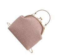 Stylish Evening Purse Handbag with Metallic Chain Shoulder Strap Crossbody Bag For Wedding Banquets Cocktail Parties Lightweight Evening Purse