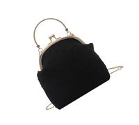 Stylish Evening Purse Handbag with Metallic Chain Shoulder Strap Crossbody Bag For Wedding Banquets Cocktail Parties Lightweight Evening Purse